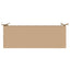 Bænkpude SOEST 100% polyester Sandfarvet 120 x 40 x 8 cm