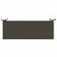 Bænkpude SOEST 100% polyester Antracit 120 x 40 x 8 cm
