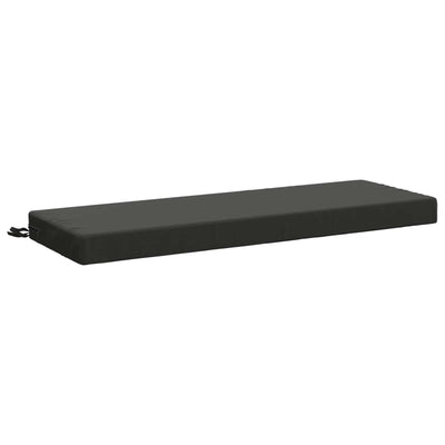 Bænkpude SOEST 100% polyester Antracit 120 x 40 x 8 cm