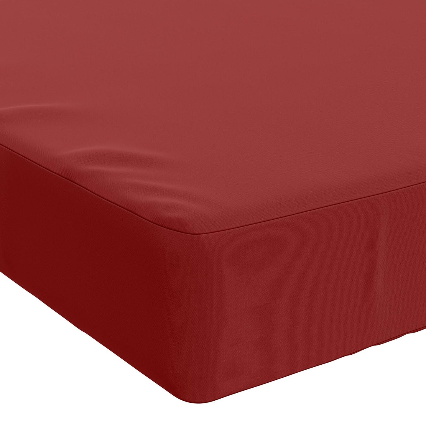 Bænkpude SOEST 100% polyester Vinrød 120 x 40 x 8 cm