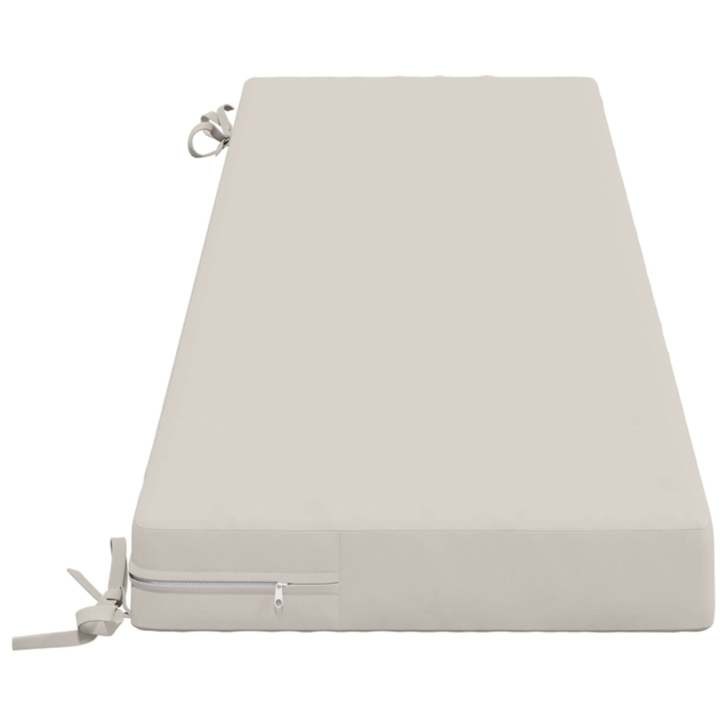 Bænkpude SOEST 100% polyester Hvid 140 x 40 x 8 cm