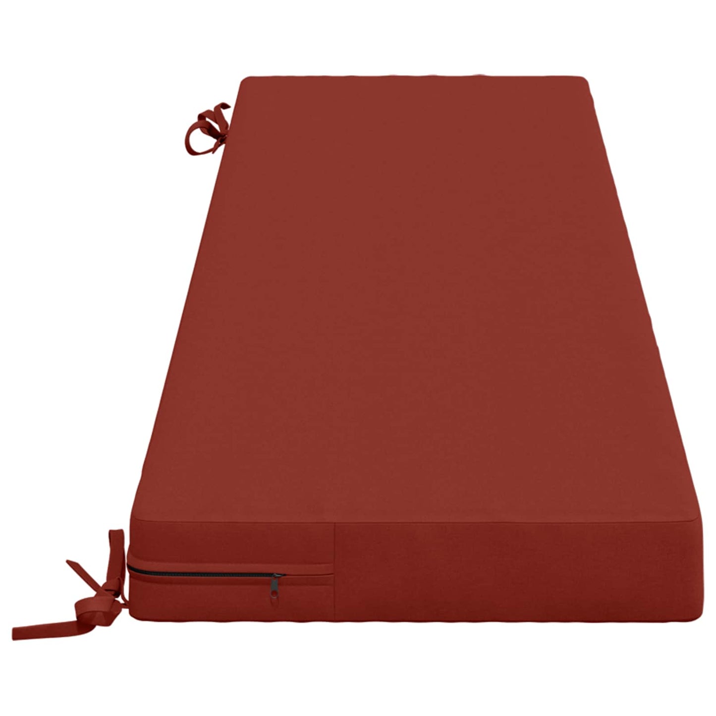 Bænkpude SOEST 100% polyester Rød 140 x 40 x 8 cm