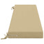 Bænkpude SOEST 100% polyester Beige 140 x 40 x 8 cm