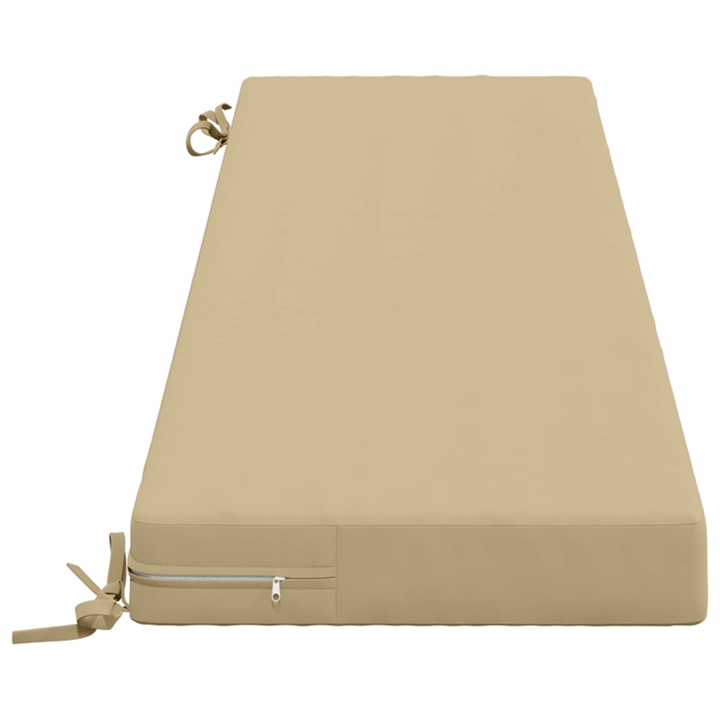 Bænkpude SOEST 100% polyester Beige 140 x 40 x 8 cm