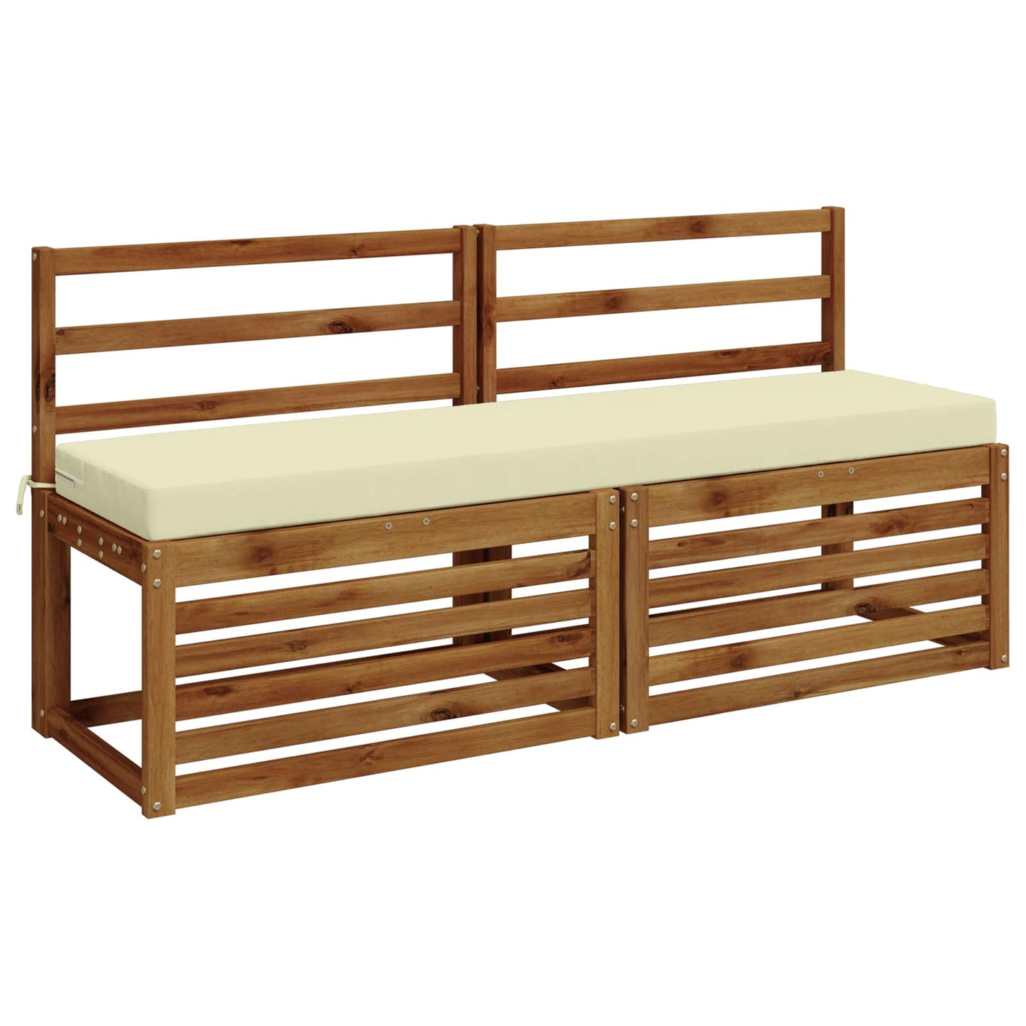 Bænkpude SOEST 100% polyester Cremefarvet 140 x 40 x 8 cm