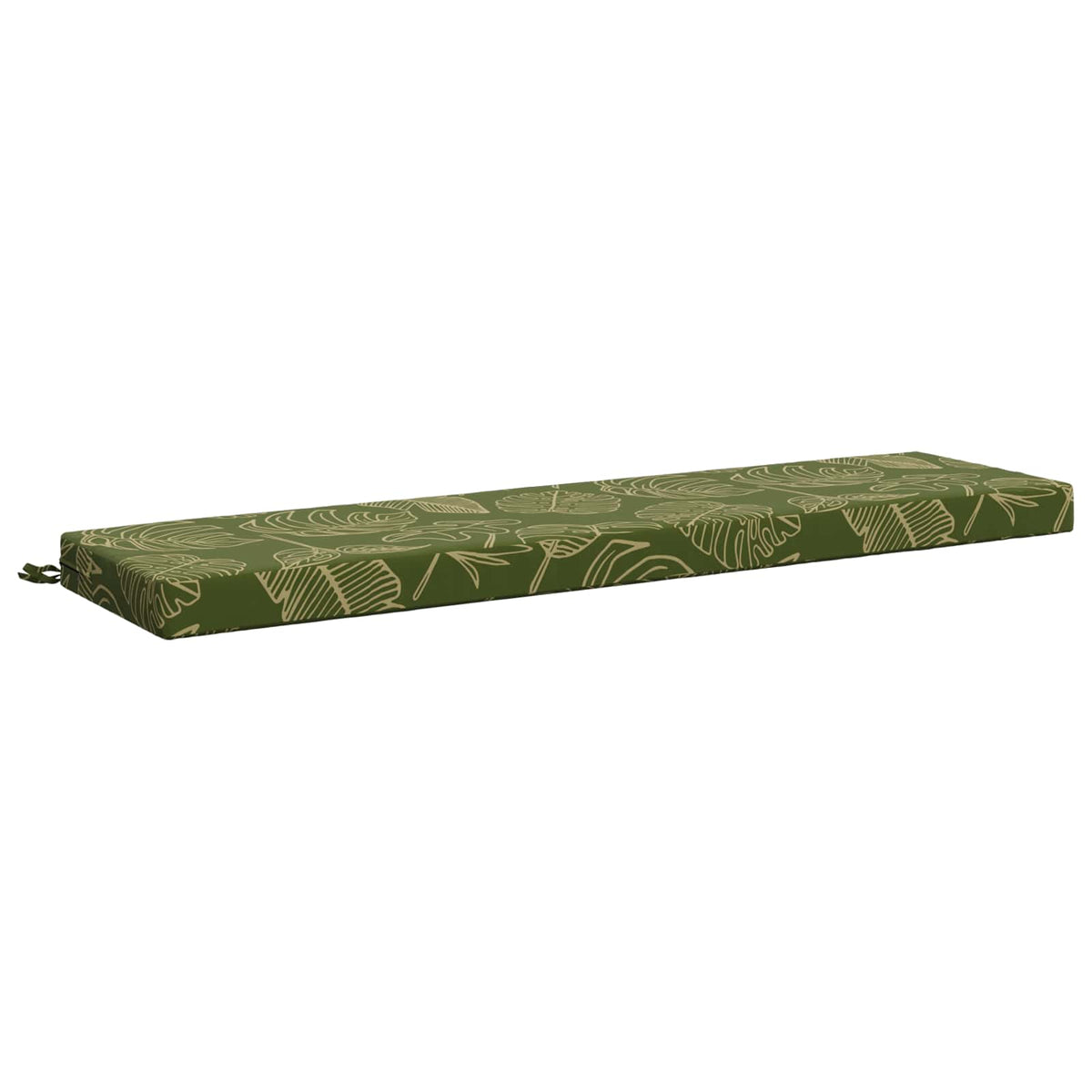 Bænkpude SOEST 100% polyester Bladdesign 140 x 40 x 8 cm