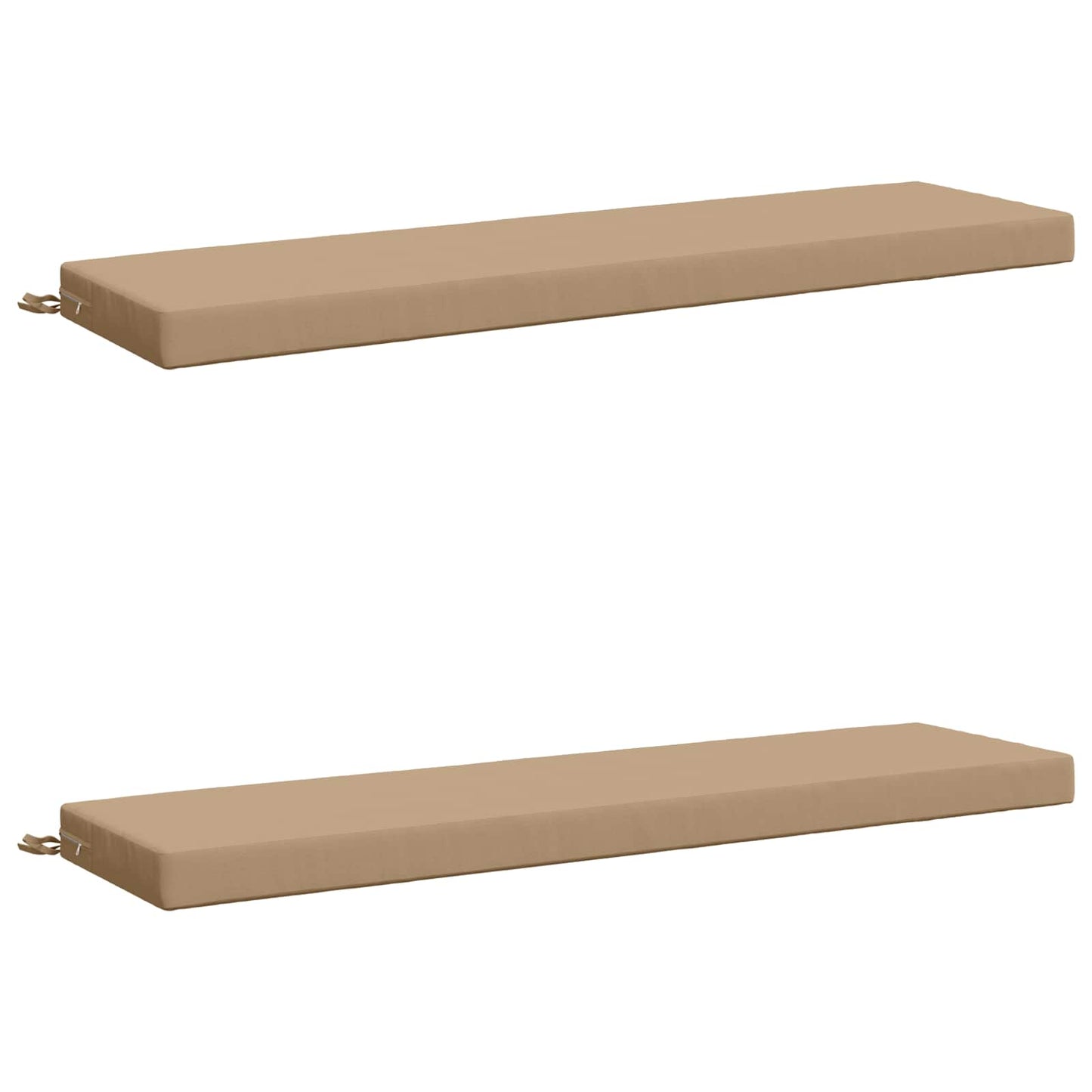 2-delt bænkepude SOEST 2 stk. 100% polyester Sandfarvet