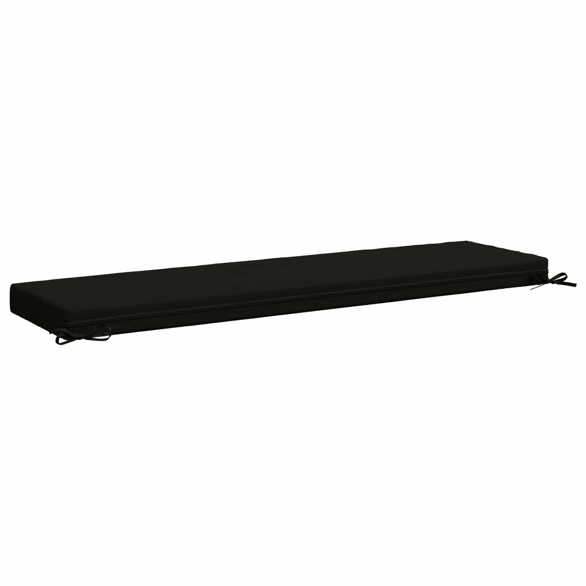 Bænkpude SOEST 100% polyester Sort 150 x 40 x 8 cm