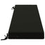 Bænkpude SOEST 100% polyester Sort 150 x 40 x 8 cm