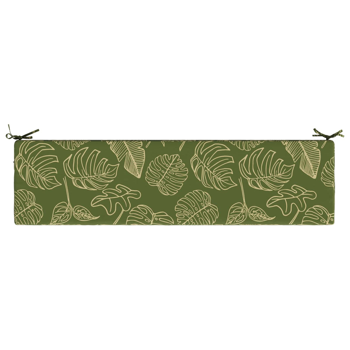 2-delt bænkepude SOEST 2 stk. 100% polyester Bladdesign
