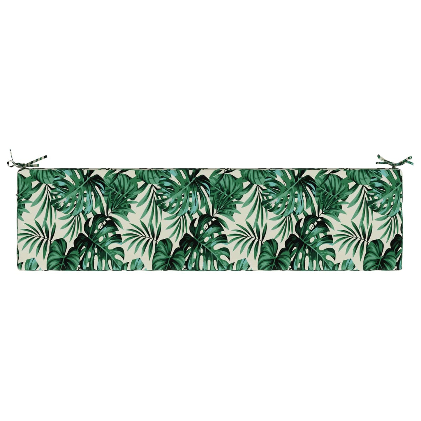 Bænkpude SOEST 100% polyester Bladmønster 150 x 40 x 8 cm