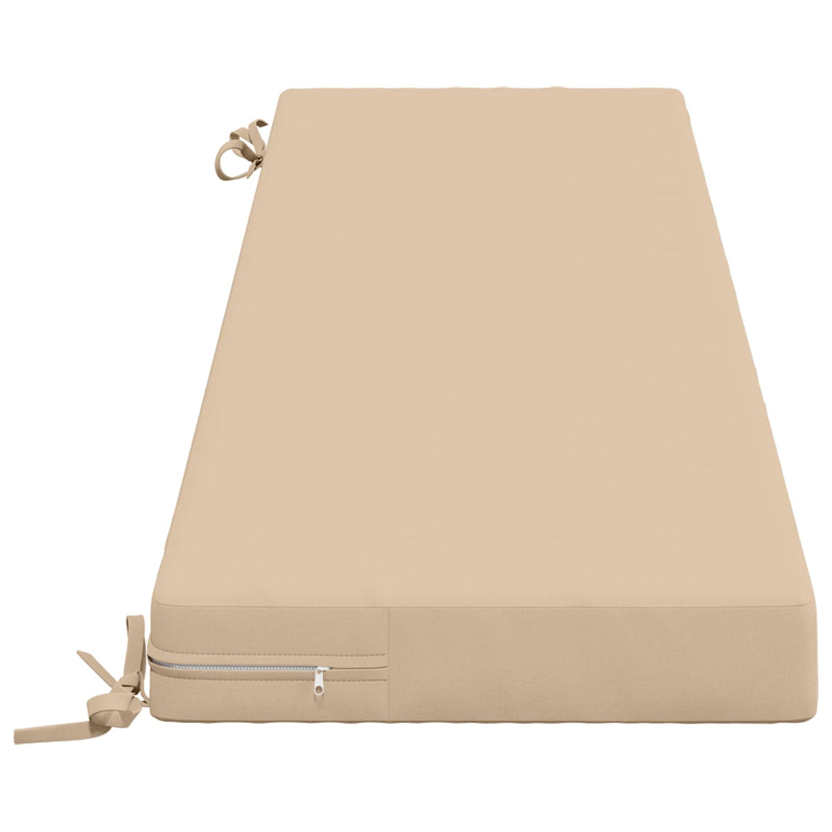 Bænkpude SOEST 100% polyester Cremefarvet 160 x 40 x 8 cm
