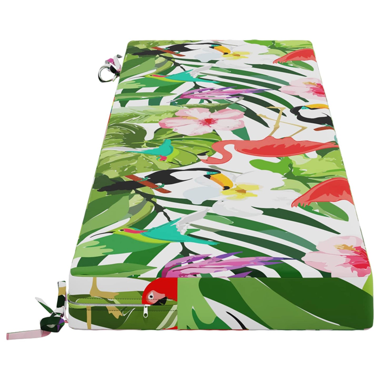 Bænkpude SOEST 100% polyester Flerfarvet 160 x 40 x 8 cm