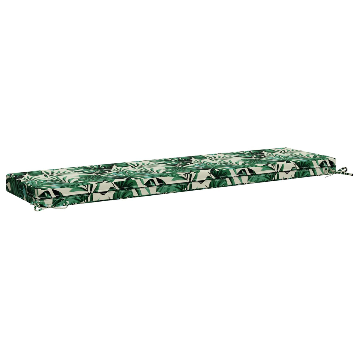 Bænkpude SOEST 100% polyester Bladmønster 160 x 40 x 8 cm