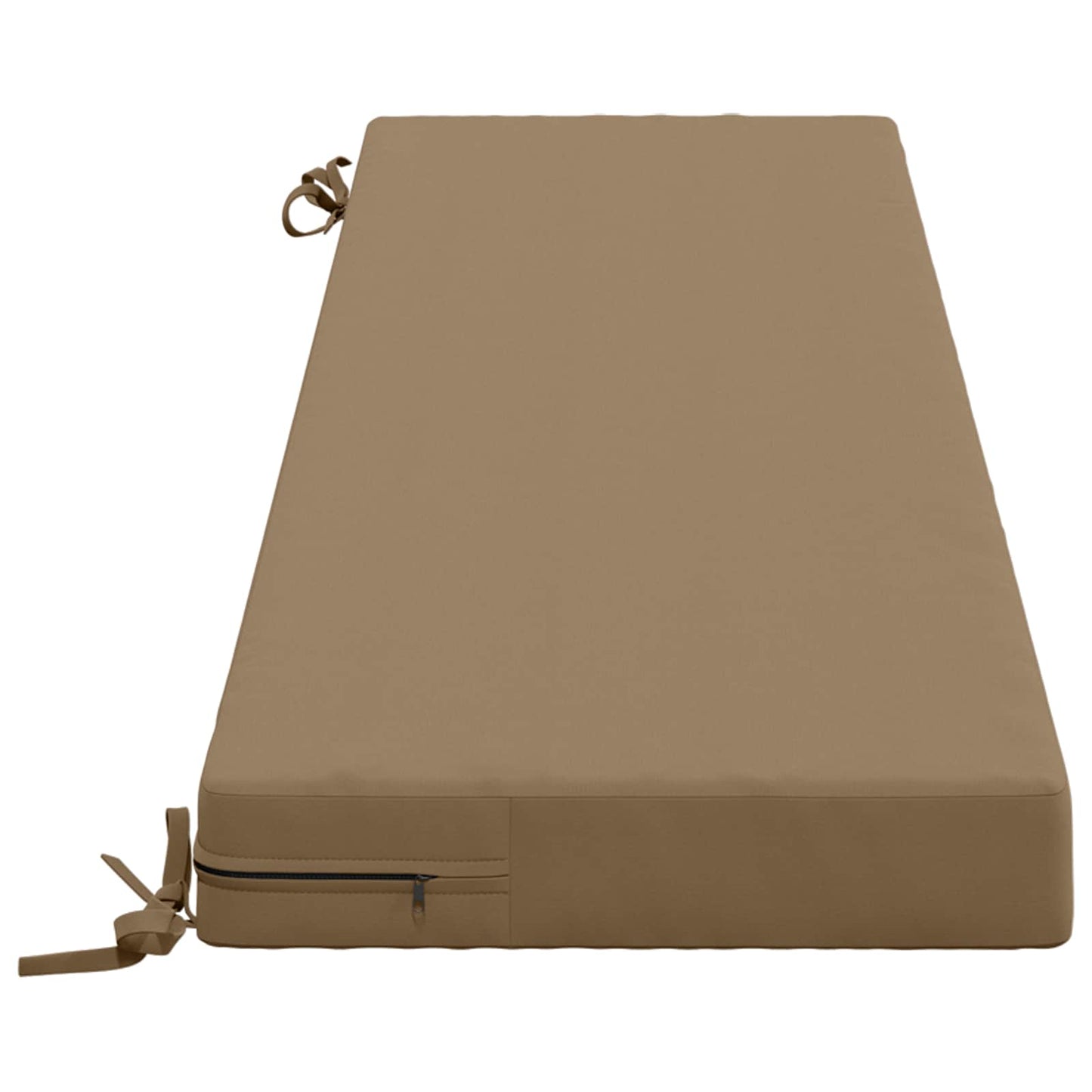 Bænkpude SOEST 100% polyester Gråbrun 160 x 40 x 8 cm