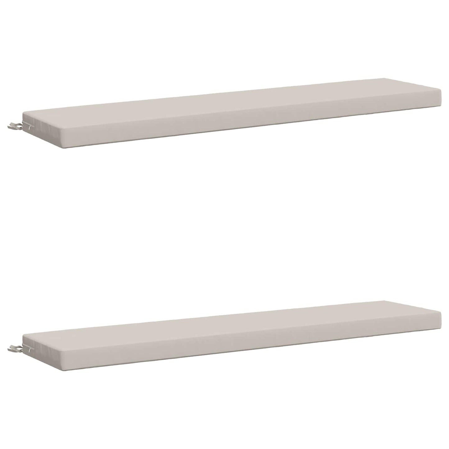 2-delt bænkepude SOEST 2 stk. 100% polyester Hvid