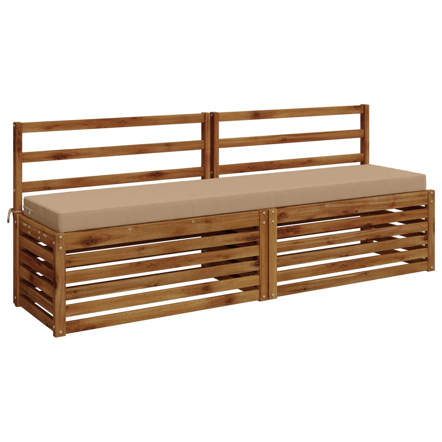 Bænkpude SOEST 100% polyester Sandfarvet 170 x 40 x 8 cm
