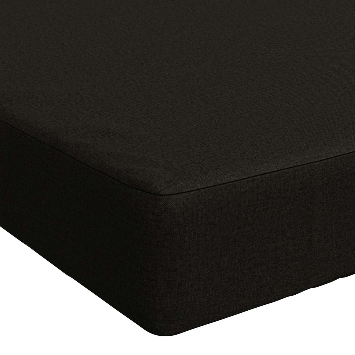Bænkpude SOEST 100% polyester Sort 170 x 40 x 8 cm