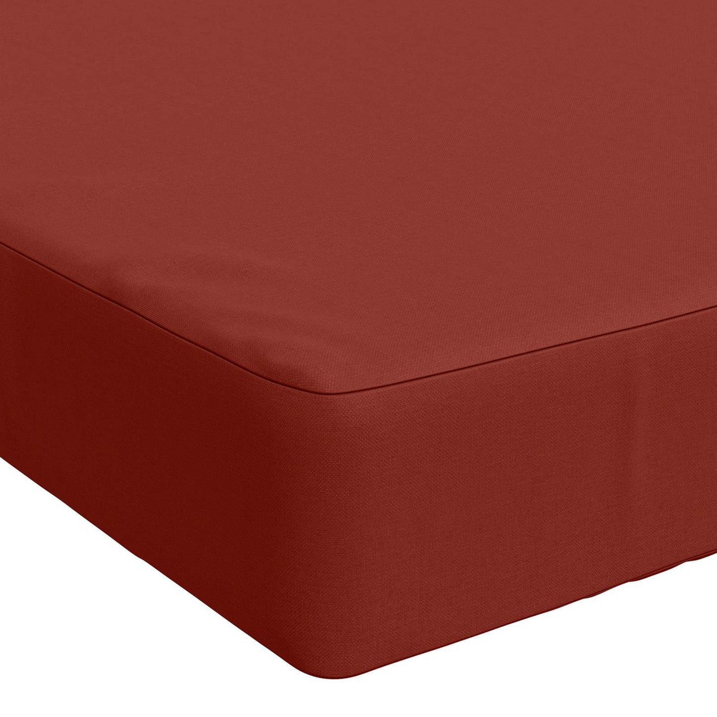 Bænkpude SOEST 100% polyester Rød 170 x 40 x 8 cm