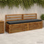 Bænkpude SOEST 100% polyester Antracit 170 x 40 x 8 cm