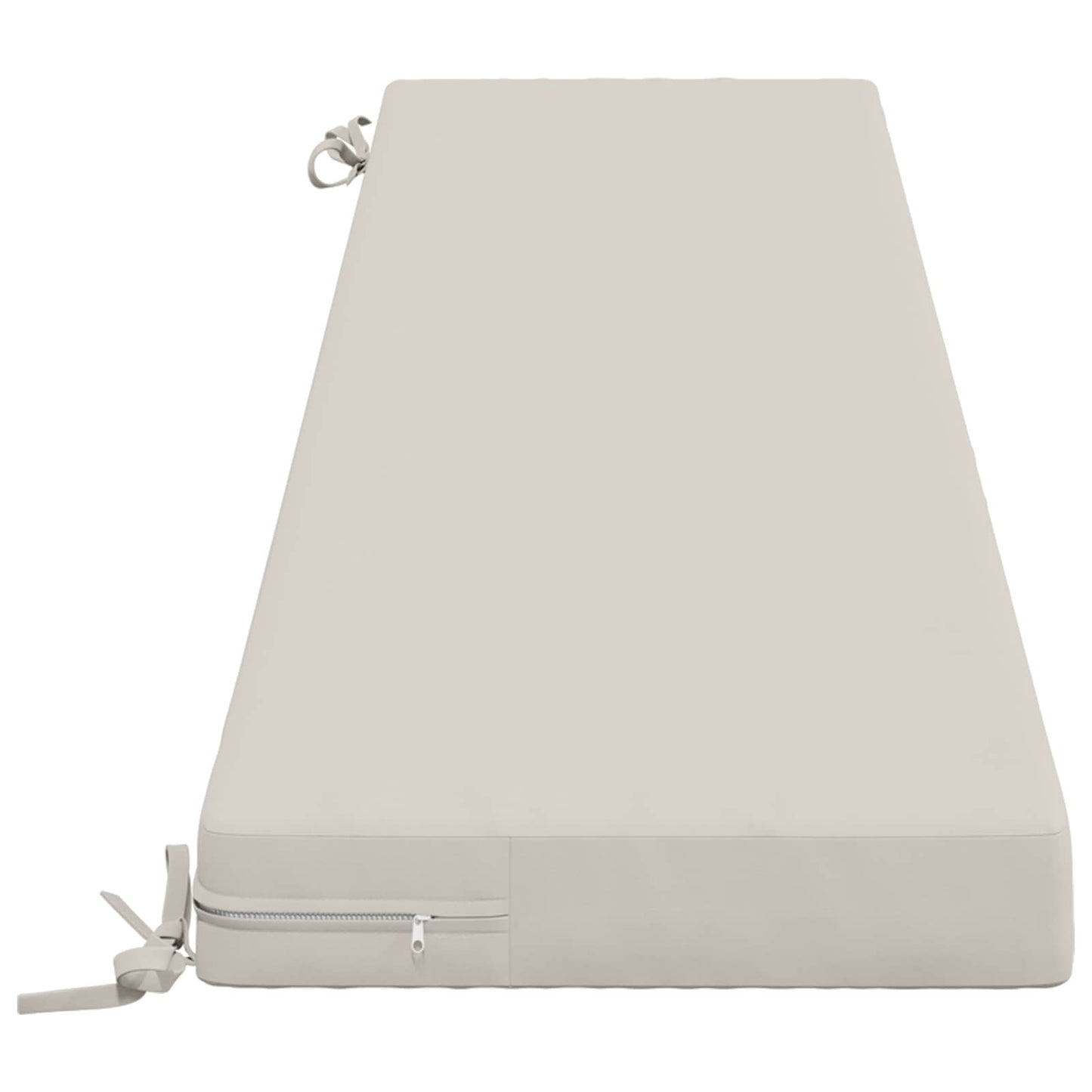 Bænkpude SOEST 100% polyester Hvid 180 x 40 x 8 cm