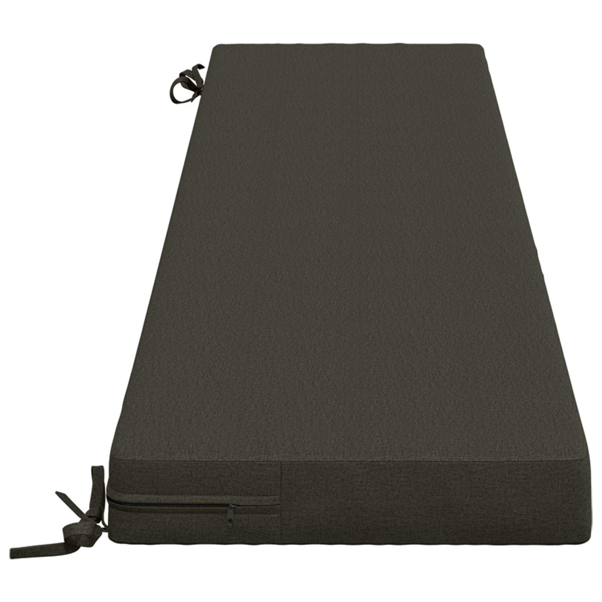 Bænkpude SOEST 100% polyester Antracit 180 x 40 x 8 cm