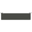 Bænkpude SOEST 100% polyester Antracit 180 x 40 x 8 cm