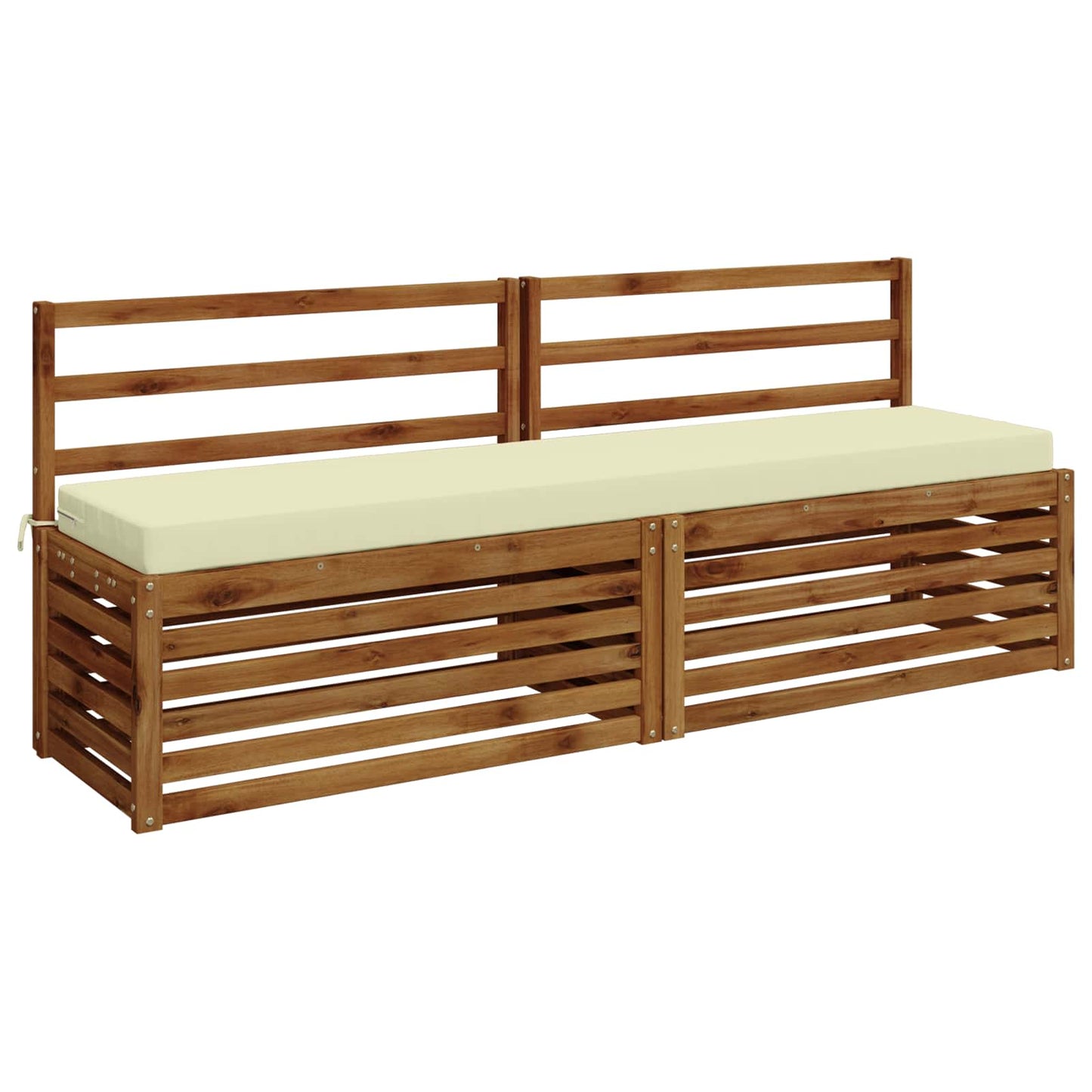 Bænkpude SOEST 100% polyester Cremefarvet 180 x 40 x 8 cm
