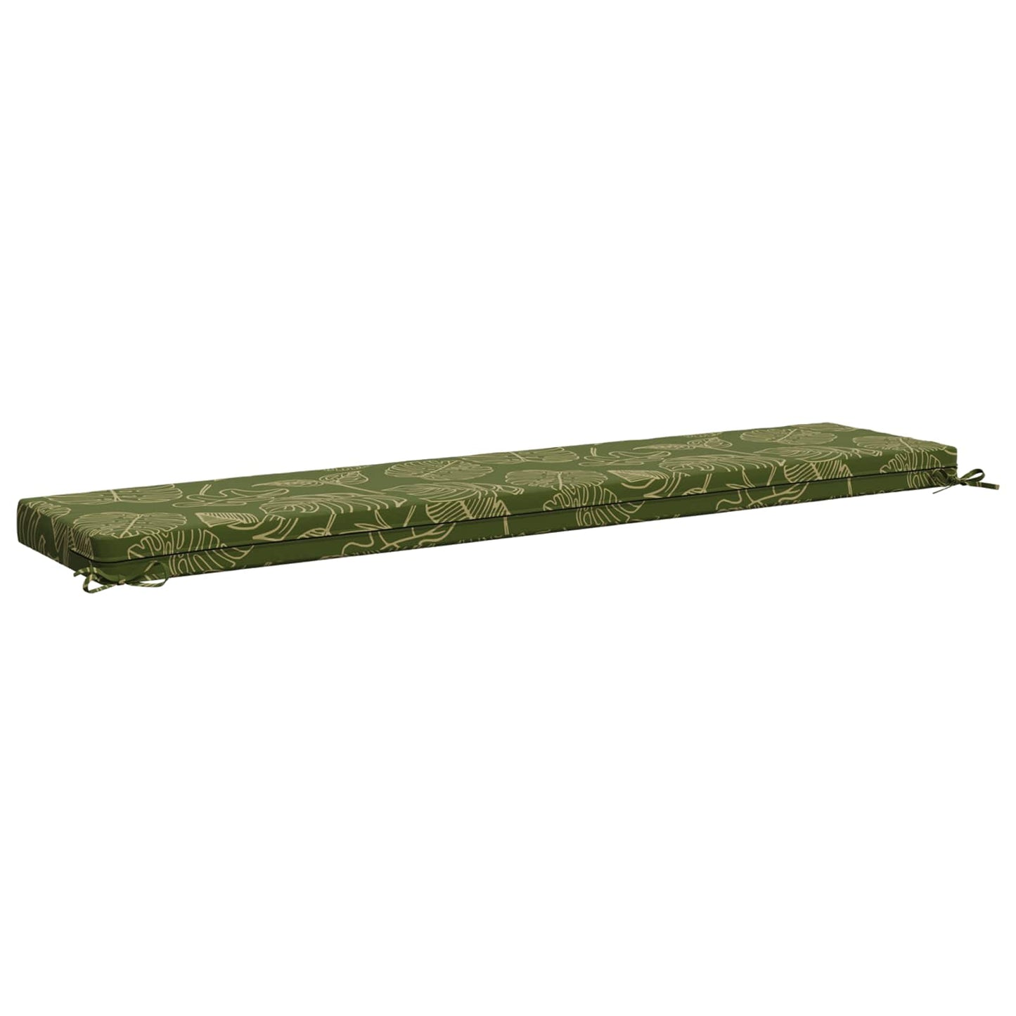 Bænkpude SOEST 100% polyester Bladdesign 180 x 40 x 8 cm