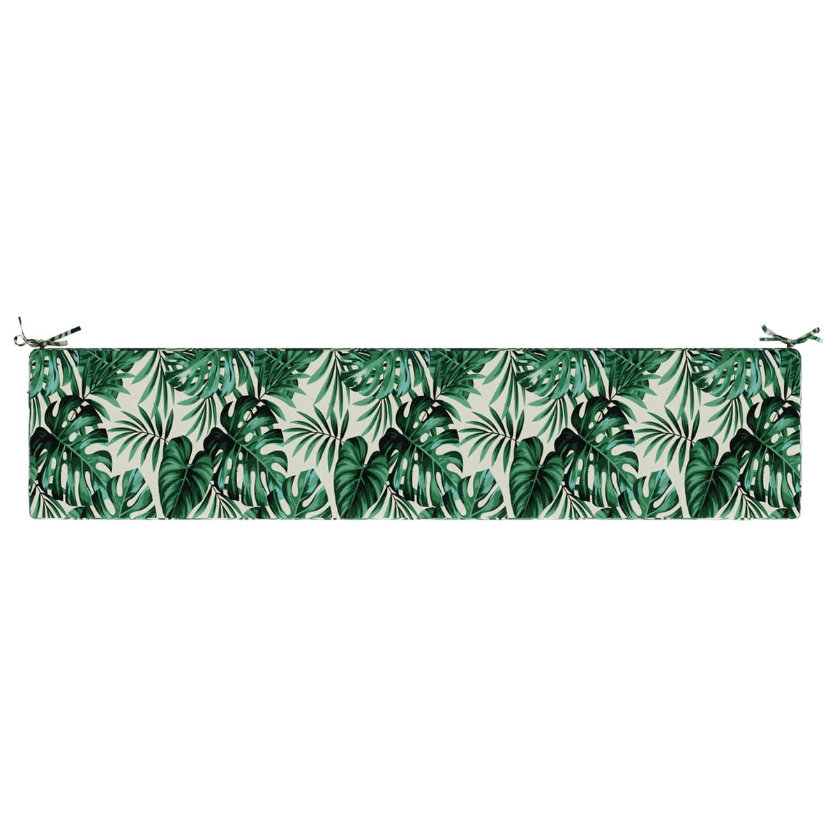 Bænkpude SOEST 100% polyester Bladmønster 180 x 40 x 8 cm
