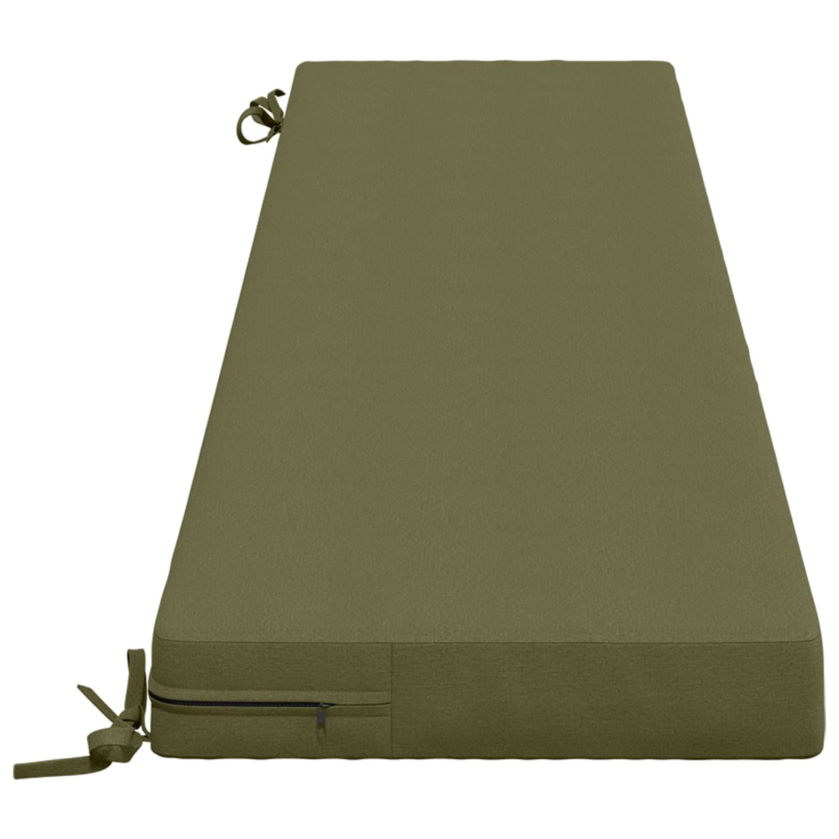 Bænkpude SOEST 100% polyester Olivengrøn 200 x 40 x 8 cm