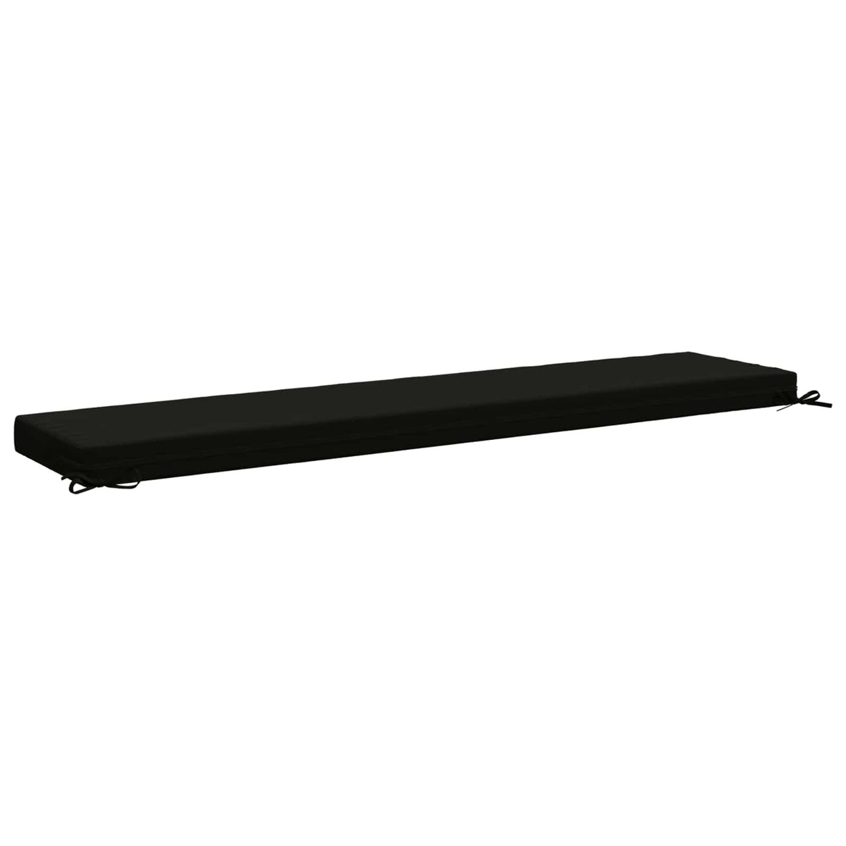 Bænkpude SOEST 100% polyester Sort 200 x 40 x 8 cm