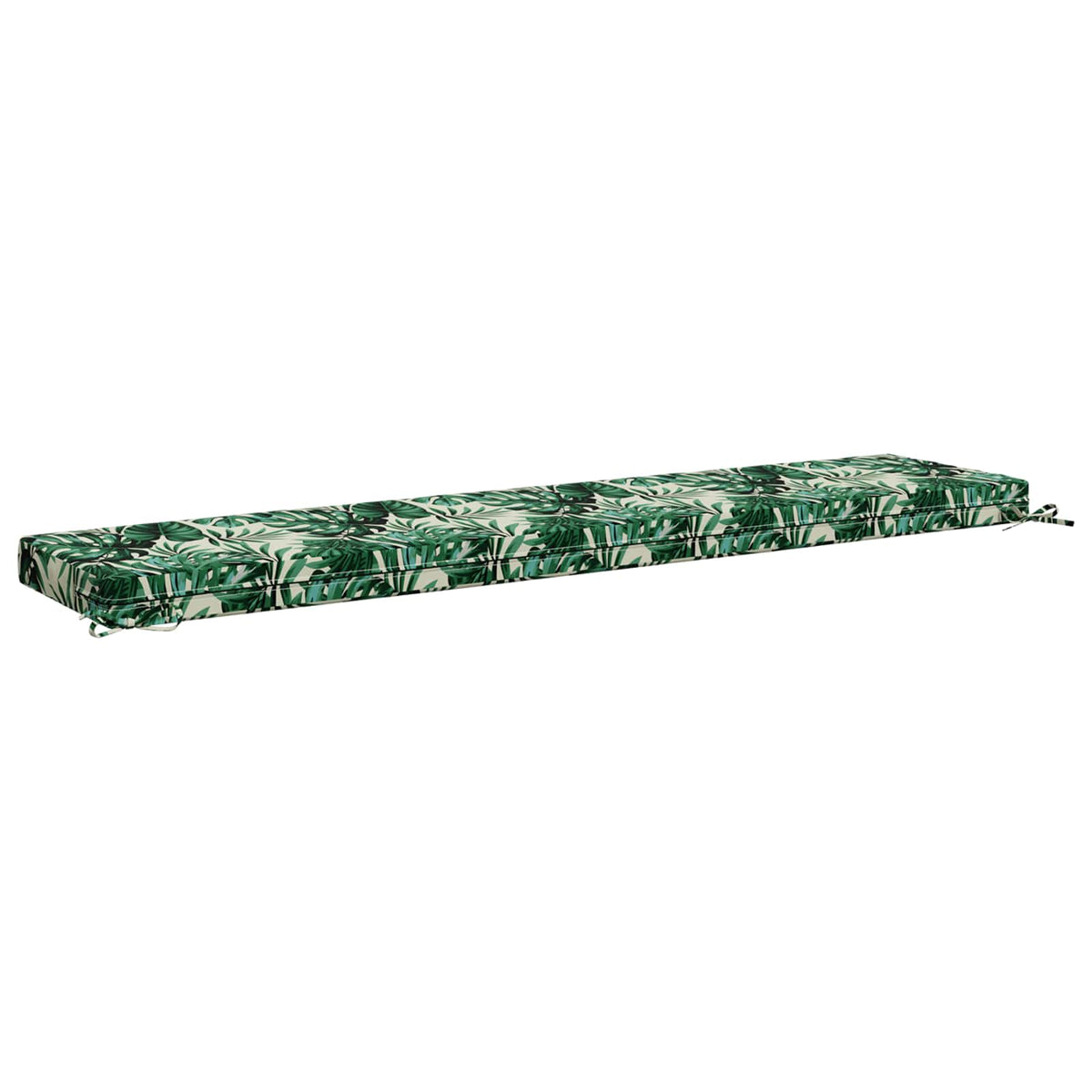 Bænkpude SOEST 100% polyester Bladmønster 200 x 40 x 8 cm