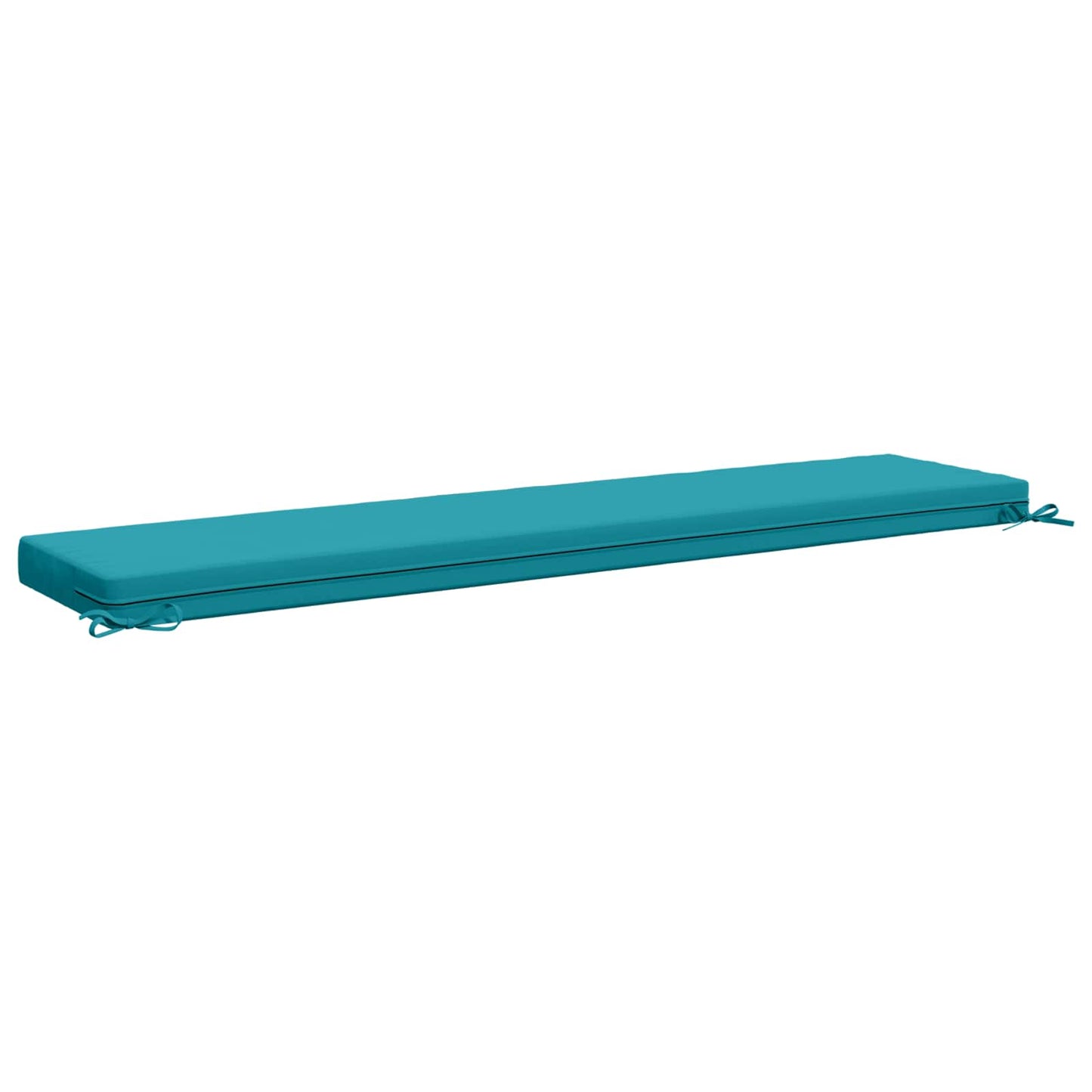 Bænkpude SOEST 100% polyester Turkis 200 x 40 x 8 cm