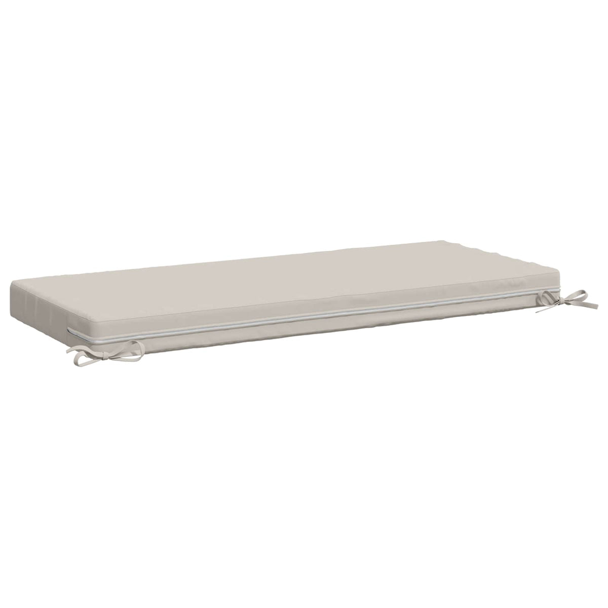 Bænkpude SOEST 100% polyester Hvid 110 x 50 x 8 cm