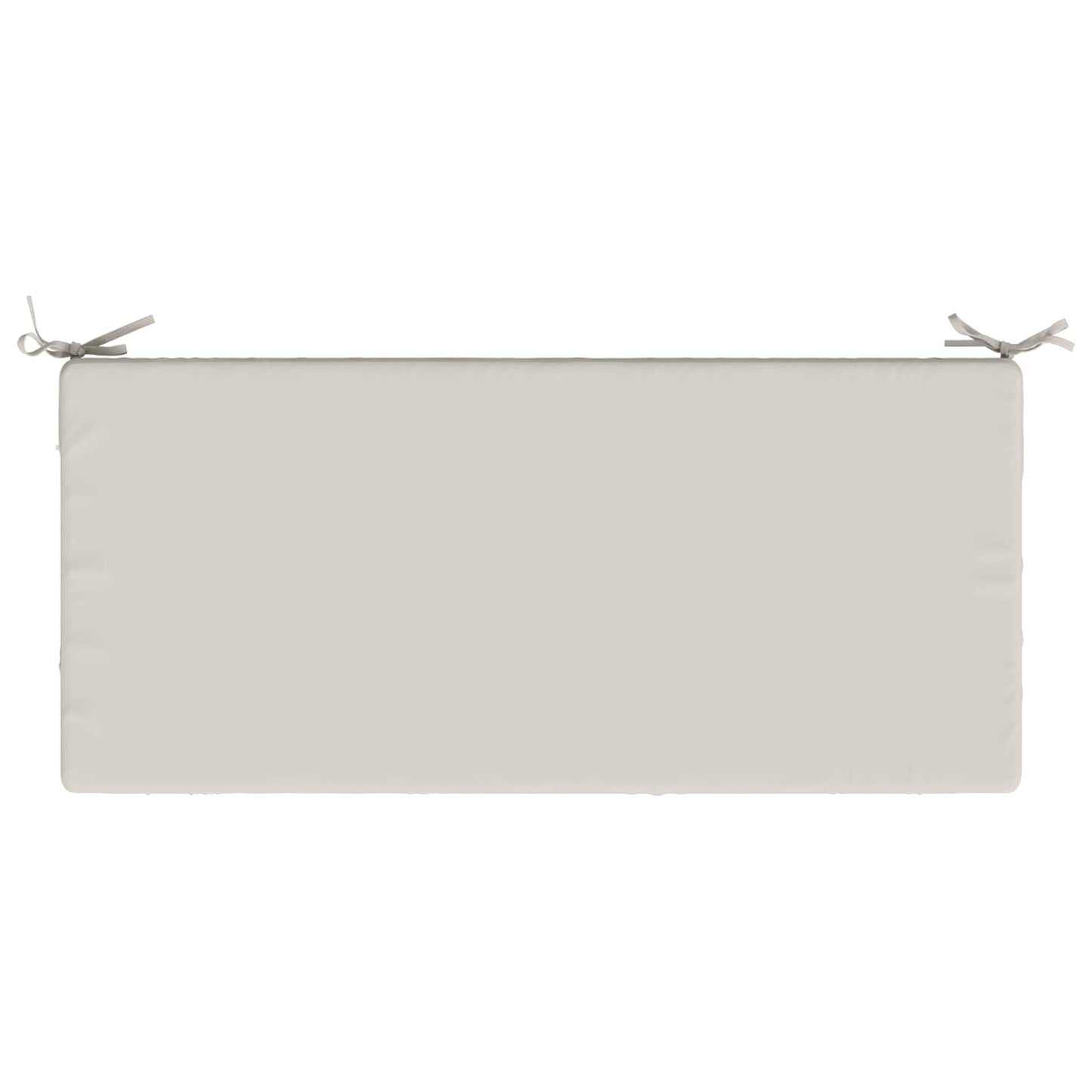 Bænkpude SOEST 100% polyester Hvid 110 x 50 x 8 cm