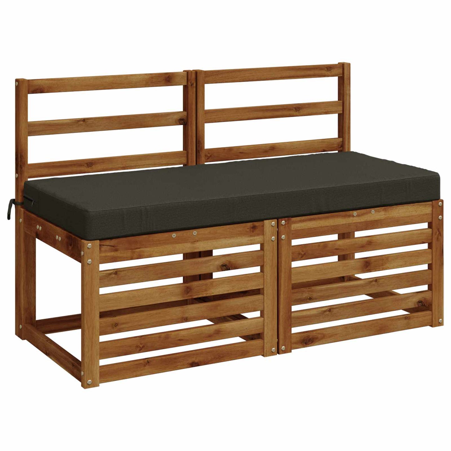 Bænkpude SOEST 100% polyester Antracit 110 x 50 x 8 cm