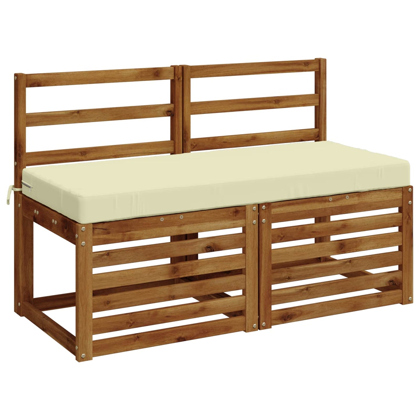 Bænkpude SOEST 100% polyester Cremefarvet 110 x 50 x 8 cm