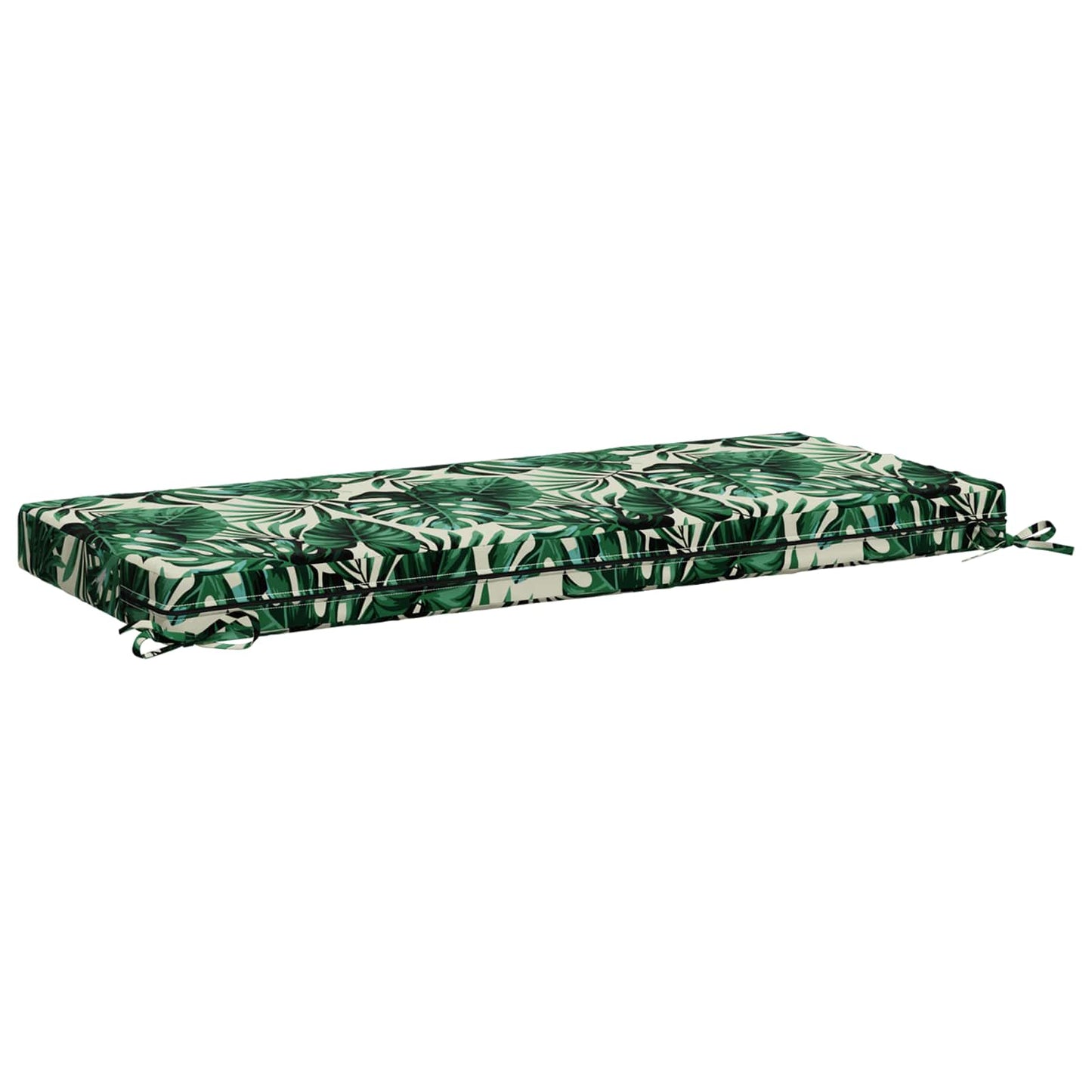 Bænkpude SOEST 100% polyester Bladmønster 110 x 50 x 8 cm