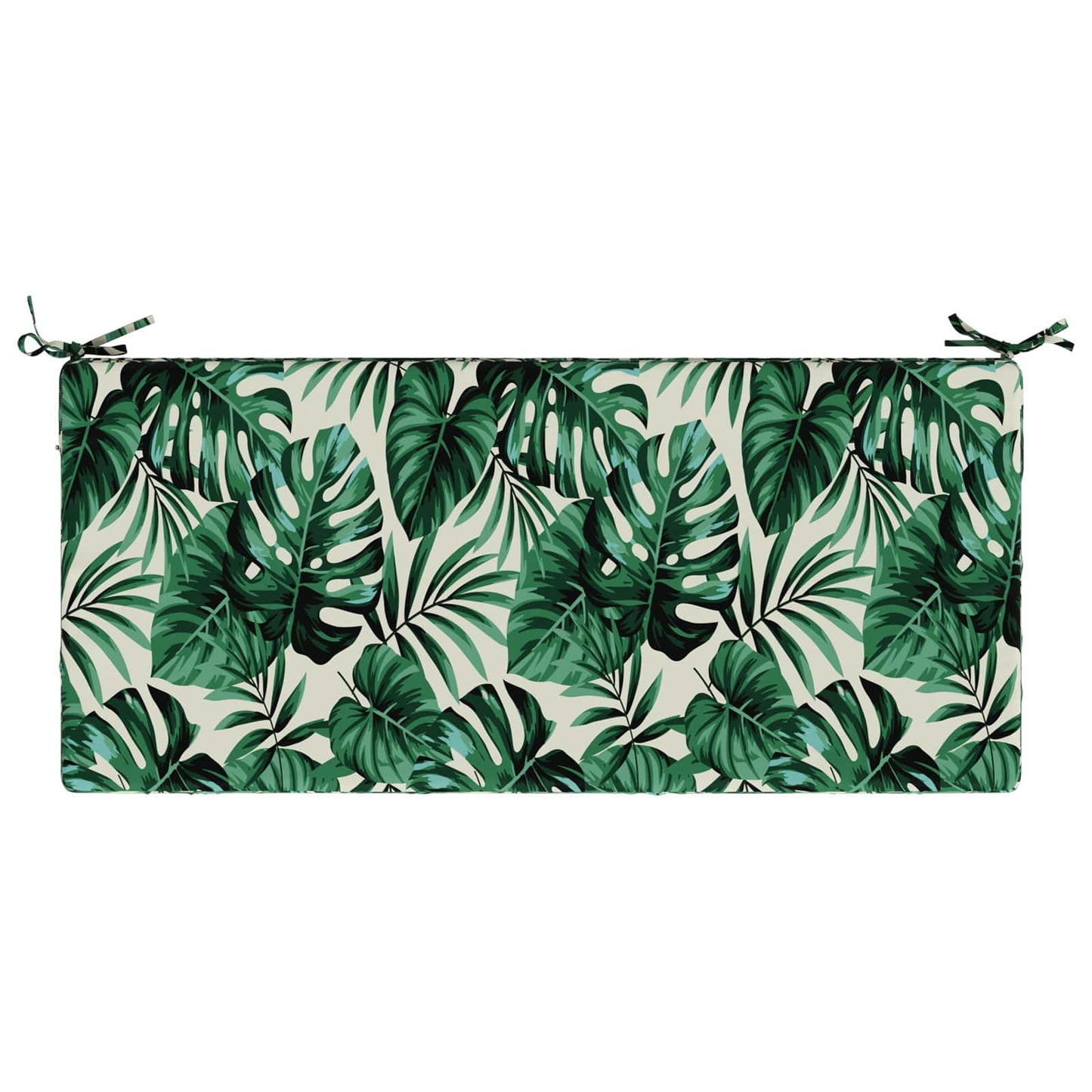 Bænkpude SOEST 100% polyester Bladmønster 110 x 50 x 8 cm