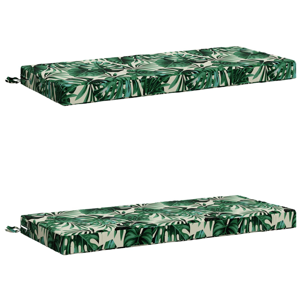 2-delt bænkepude SOEST 2 stk. 100% polyester Bladmønster