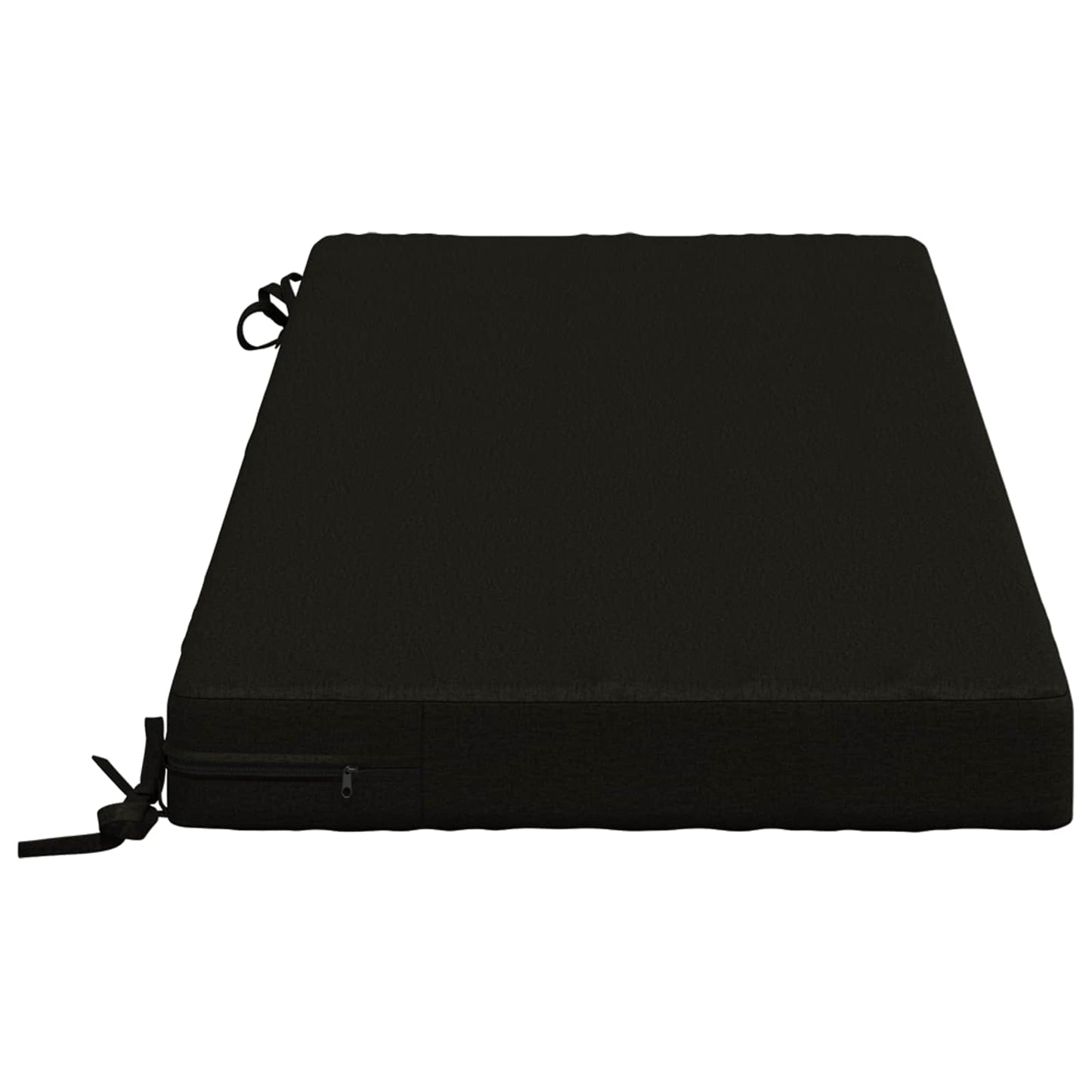 Bænkpude SOEST 100% polyester Sort 120 x 50 x 8 cm