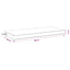 2-delt bænkepude SOEST 2 stk. 100% polyester Antracit