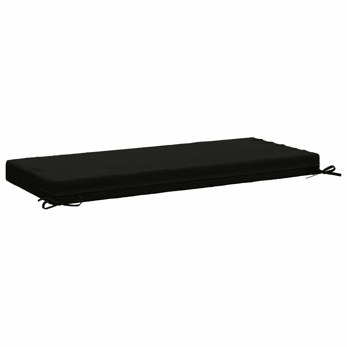 Bænkpude SOEST 100% polyester Sort 120 x 50 x 8 cm