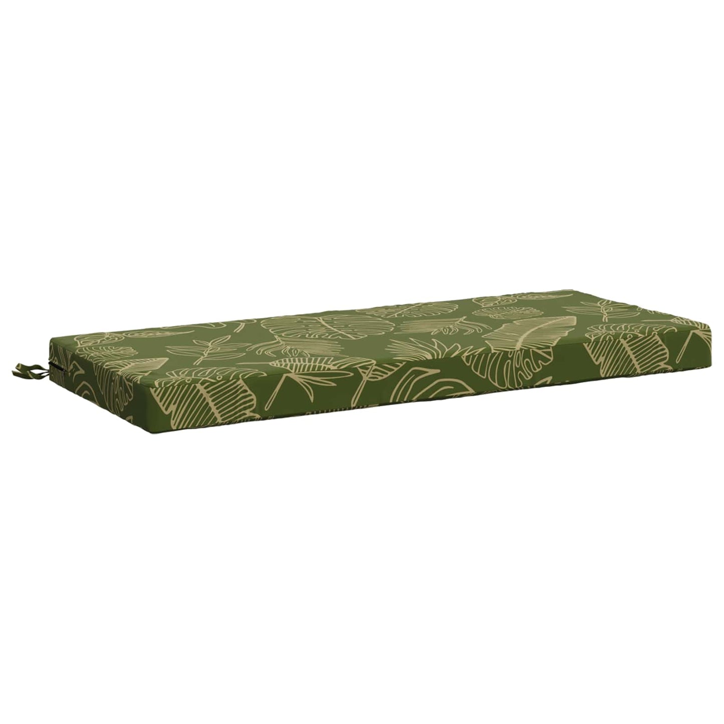 Bænkpude SOEST 100% polyester Bladdesign 120 x 50 x 8 cm