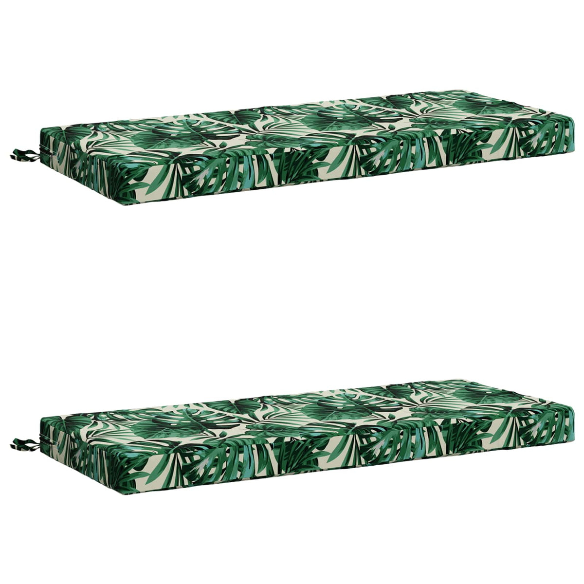 2-delt bænkepude SOEST 2 stk. 100% polyester Bladmønster