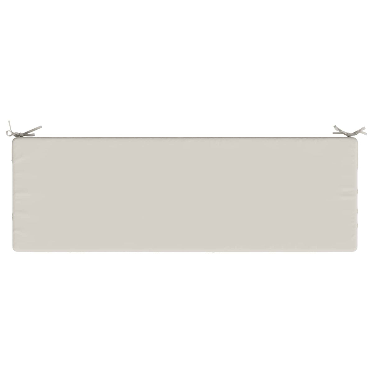 Bænkpude SOEST 100% polyester Hvid 140 x 50 x 8 cm