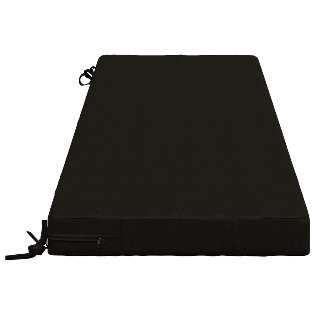 Bænkpude SOEST 100% polyester Sort 140 x 50 x 8 cm