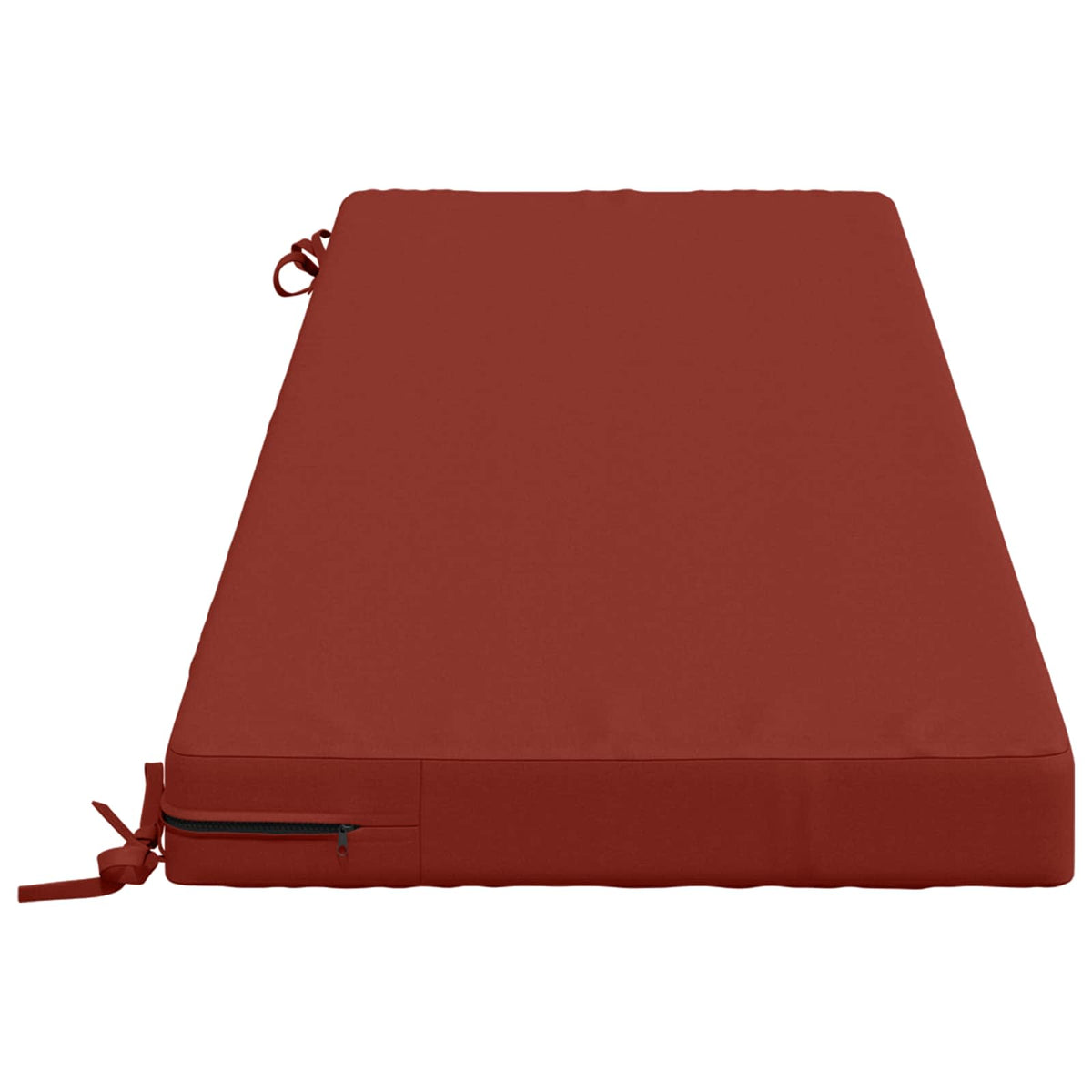 Bænkpude SOEST 100% polyester Rød 140 x 50 x 8 cm