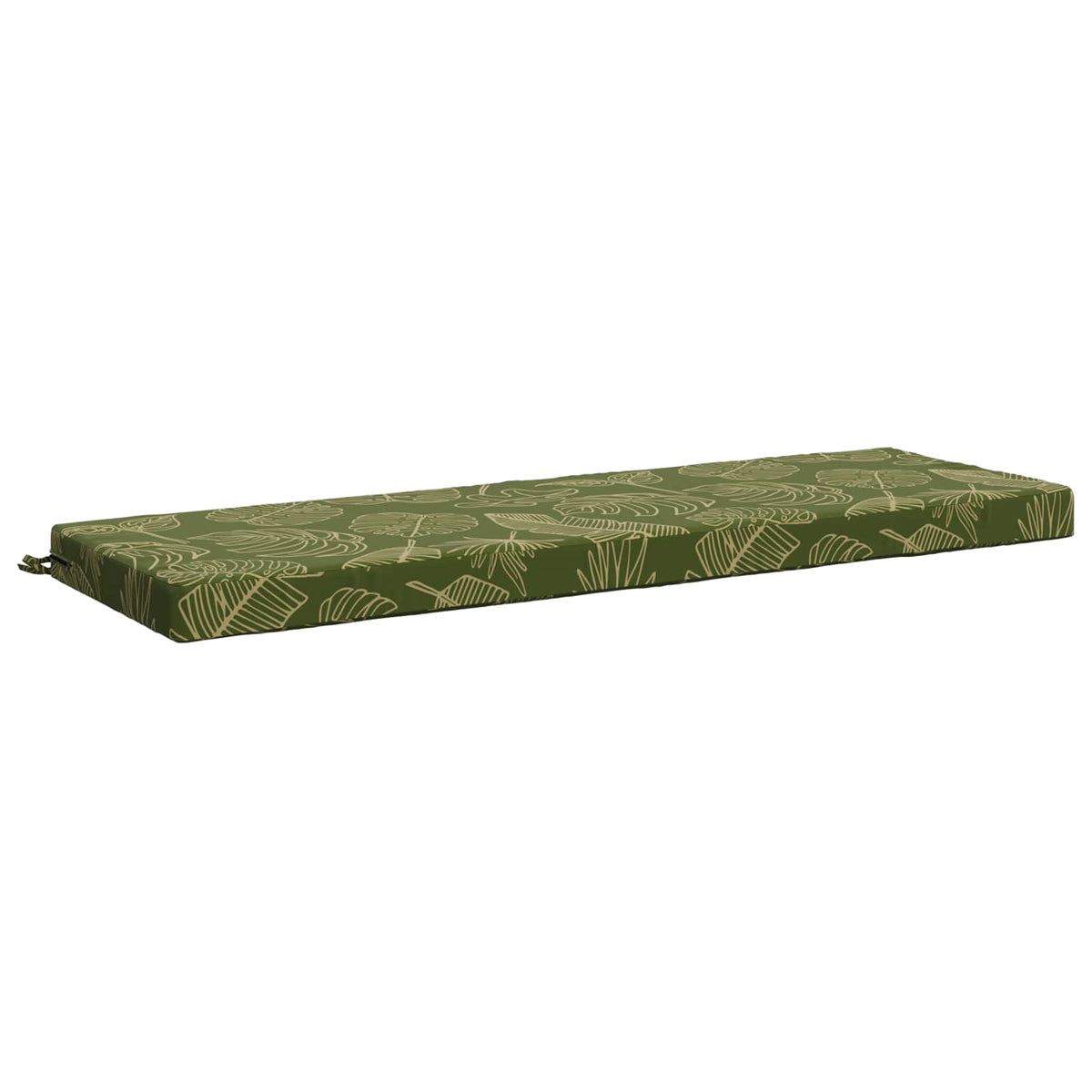 Bænkpude SOEST 100% polyester Bladdesign 140 x 50 x 8 cm